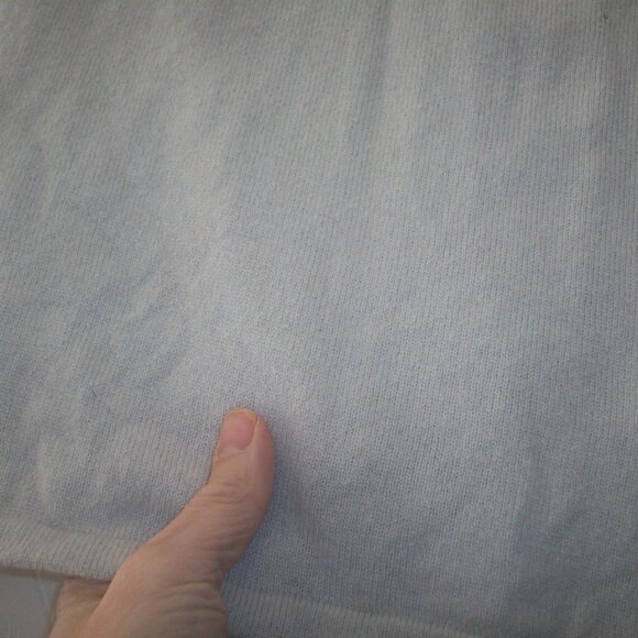 Banana Republic Cardigan Womens Small Cashmere Light Blue Short Sleeve Sweater - Picture 11 of 14